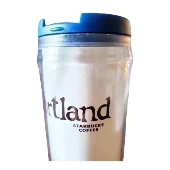 Vintage Starbucks Portland Tumbler | Mount Hood + Skyline | 12oz - Picture 4 of 8